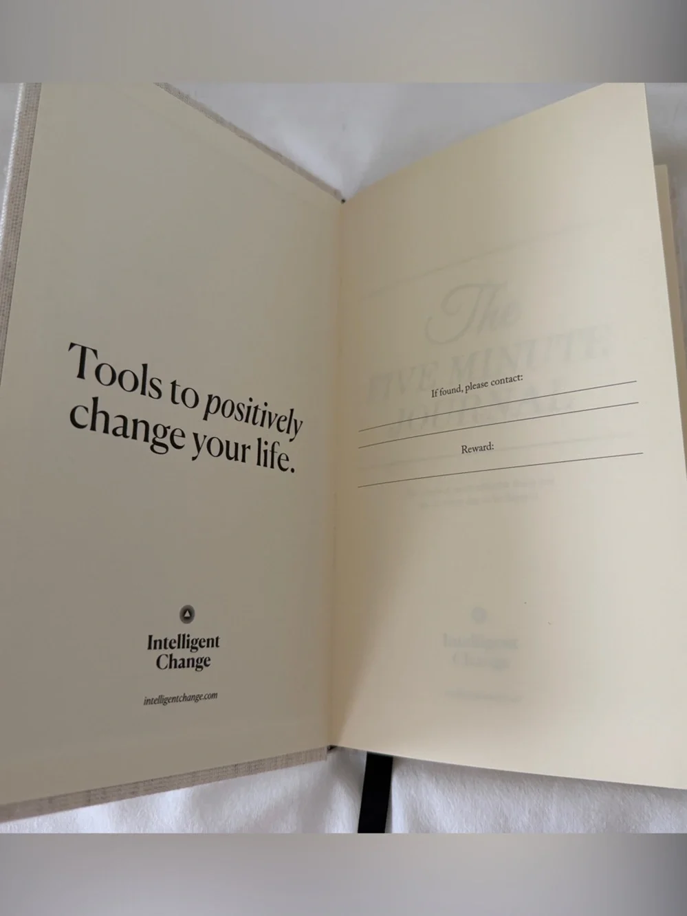 The Five Minute Hardcover Journal - Linen